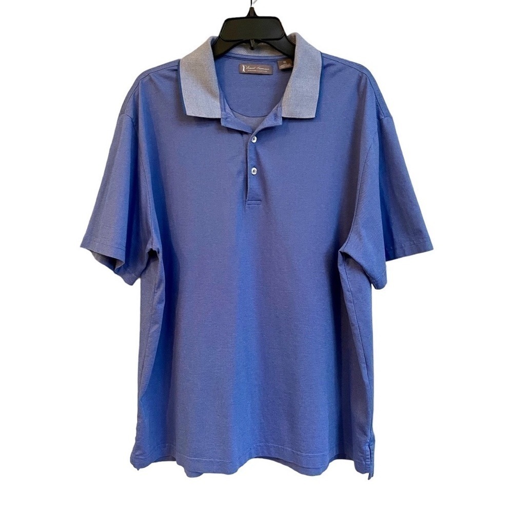 DANIEL CREMIEUX, BLUE GOLF SHIRT. SHORT SLEEVE. IN NEW CONDITION. SIZE XL